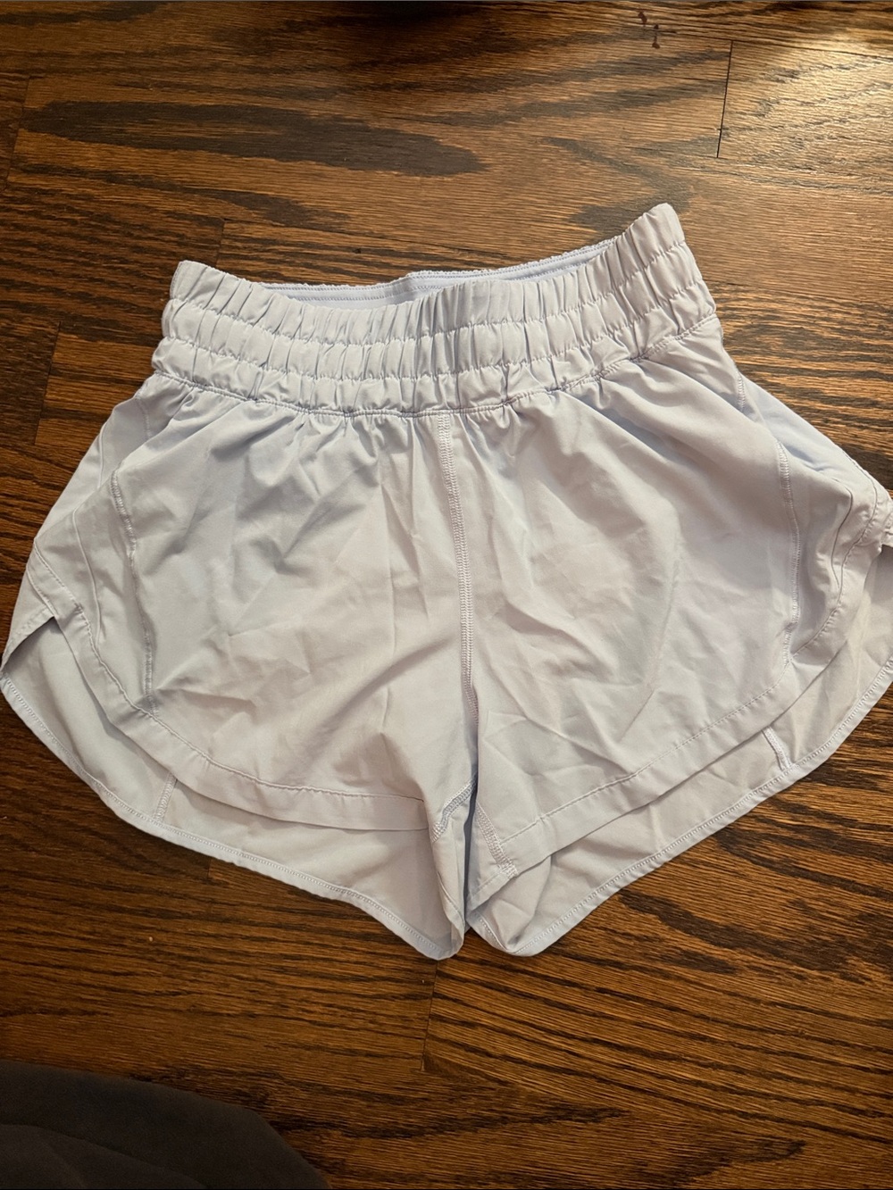 lululemon athletica Light Gray/Blue Women's Athletic Shorts